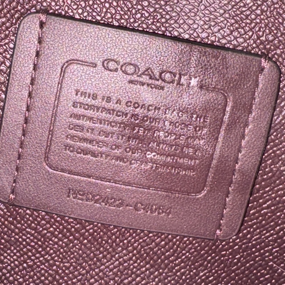 Coach Black Leather Mollie Tote 25 - Picture 9 of 10